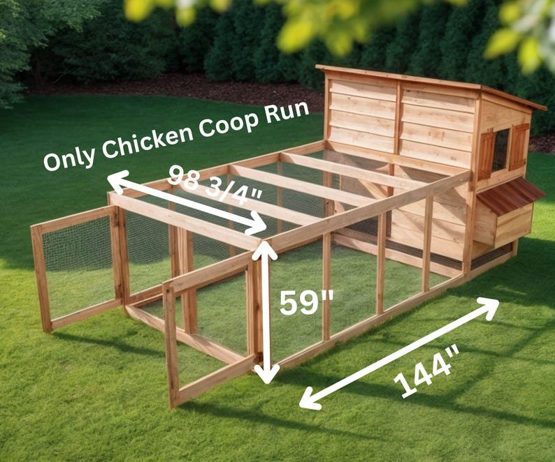 Walk-In Chicken Run Building Plans : Secure Backyard Enclosure - Image 4