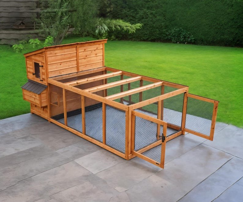 Walk-In Chicken Run Building Plans : Secure Backyard Enclosure - Image 2