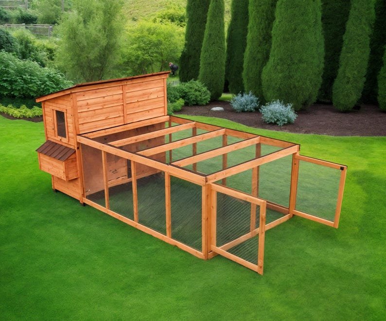 Walk-In Chicken Run Building Plans : Secure Backyard Enclosure - Image 3