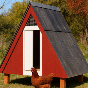 A-Frame Chicken Coop Plans – Easy Build for 2-4 Hens